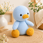 Duck Amigurumi Crochet Pattern PDF, Cute Duck Crochet Pattern, Plush Duck Toy Tutorial, DIY Baby Gift, Instant Download - Image 7