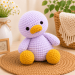 Duck Amigurumi Crochet Pattern PDF, Cute Duck Crochet Pattern, Plush Duck Toy Tutorial, DIY Baby Gift, Instant Download - Image 2