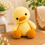 Duck Amigurumi Crochet Pattern PDF, Cute Duck Crochet Pattern, Plush Duck Toy Tutorial, DIY Baby Gift, Instant Download - Image 4
