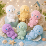 Crochet Seal Pattern PDF, Cute Amigurumi Seal Crochet Pattern, Kawaii Seal Plushie, Sea Animal Crochet, Ocean Animal Pattern, Instant Download