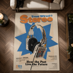 Cool Music Lover Rug Vintage Style Premium Area Rug Non-Slip Living Room Carpet Modern Home Decor Gift - Image 2