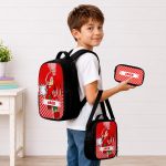Custom Name Knuckles School Backpack, Personalized SN Characters School Bag, DN Back to School Gift 4516864438 - Image 3