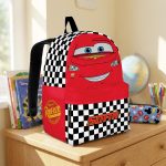 Custom Name Lightning Mcqueen School Backpack, DN Car Backpack, Cars Back to School Gift 4512612034