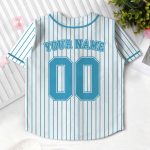 Custom Name Number Baseball Jersey, Personalized White Navy Baseball Jersey, Baseball Team Uniform - Image 6