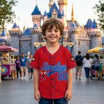 Custom Name Number Spidey Kids and Youth Baseball Jersey, Superhero Baseball Jersey, Summer Vacation