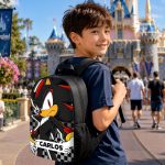 Custom Name Shadow School Backpack, Personalized SN Characters School Bag, DN Back to School Gift 4516851536 - Image 9