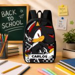 Custom Name Shadow School Kids Backpack, Personalized SN Characters School Bag, DN Back to School Gift 4524432931 - Image 14