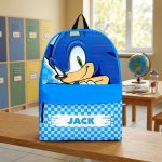 Custom Name SN Ring School Backpack, Personalized SN Characters School Bag, DN Back to School Gift 4519522934 - Image 2