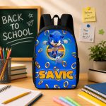 Custom Name SN School Backpack, Personalized SN Characters School Bag, DN Back to School Gift 4521202985 - Image 11