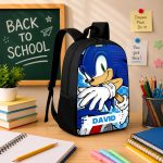 Custom Name SN School Backpack, Personalized SN Characters School Bag, DN Back to School Gift 4516863946 - Image 13