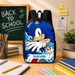 Custom Name SN School Backpack, Personalized SN Characters School Bag, DN Back to School Gift 4516863946 - Image 14