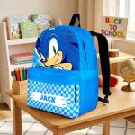 Custom Name SN School Backpack, Personalized SN Characters School Bag, DN Back to School Gift 4516863946 - Image 3