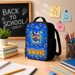 Custom Name SN School Backpack, Personalized SN Characters School Bag, DN Back to School Gift 4521202985 - Image 5