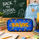 Custom Name SN School Backpack, Personalized SN Characters School Bag, DN Back to School Gift 4521202985 - Image 6