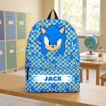 Custom Name SN School Backpack Set, Personalized SN Characters School Bag, DN Back to School Gift 4519517120 - Image 11
