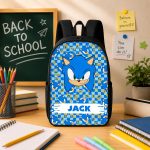 Custom Name SN School Backpack Set, Personalized SN Characters School Bag, DN Back to School Gift 4519517120 - Image 12