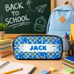 Custom Name SN School Backpack Set, Personalized SN Characters School Bag, DN Back to School Gift 4519517120 - Image 4