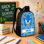 Custom Name SN School Backpack Set, Personalized SN Characters School Bag, DN Back to School Gift 4519517120 - Image 9