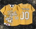 Custom SN Team Kids and Youth Baseball Jersey, SN Character Baseball Jersey, Summer Vacation - Image 6