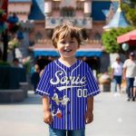 Custom SNTH Kids and Youth Baseball Jersey, SN Character Baseball Jersey, Summer Vacation - Image 3