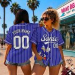 Custom SNTH Kids and Youth Baseball Jersey, SN Character Baseball Jersey, Summer Vacation - Image 4