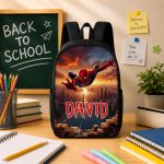 Custom Spiderman Backpack With Name, Superhero School Set For Boys, Back To School Gift 4521208206 - Image 11