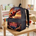 Custom Spiderman Backpack With Name, Superhero School Set For Boys, Back To School Gift 4521202331 - Image 11