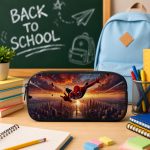 Custom Spiderman Backpack With Name, Superhero School Set For Boys, Back To School Gift 4521208206 - Image 5