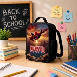 Custom Spiderman Backpack With Name, Superhero School Set For Boys, Back To School Gift 4521202331 - Image 5