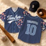 Custom Teacher Kid And Youth Baseball Jersey, Personalized Back To School Shirt, Teacher Appreciation Gift