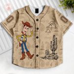 Custom Woody Baseball Jersey, Personalized Toy Story Baseball Shirt, Summer Vacation