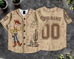 Custom Woody Baseball Jersey, Personalized Toy Story Baseball Shirt, Summer Vacation - Image 8