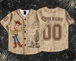 Custom Woody Baseball Jersey, Personalized Toy Story Baseball Shirt, Summer Vacation - Image 9