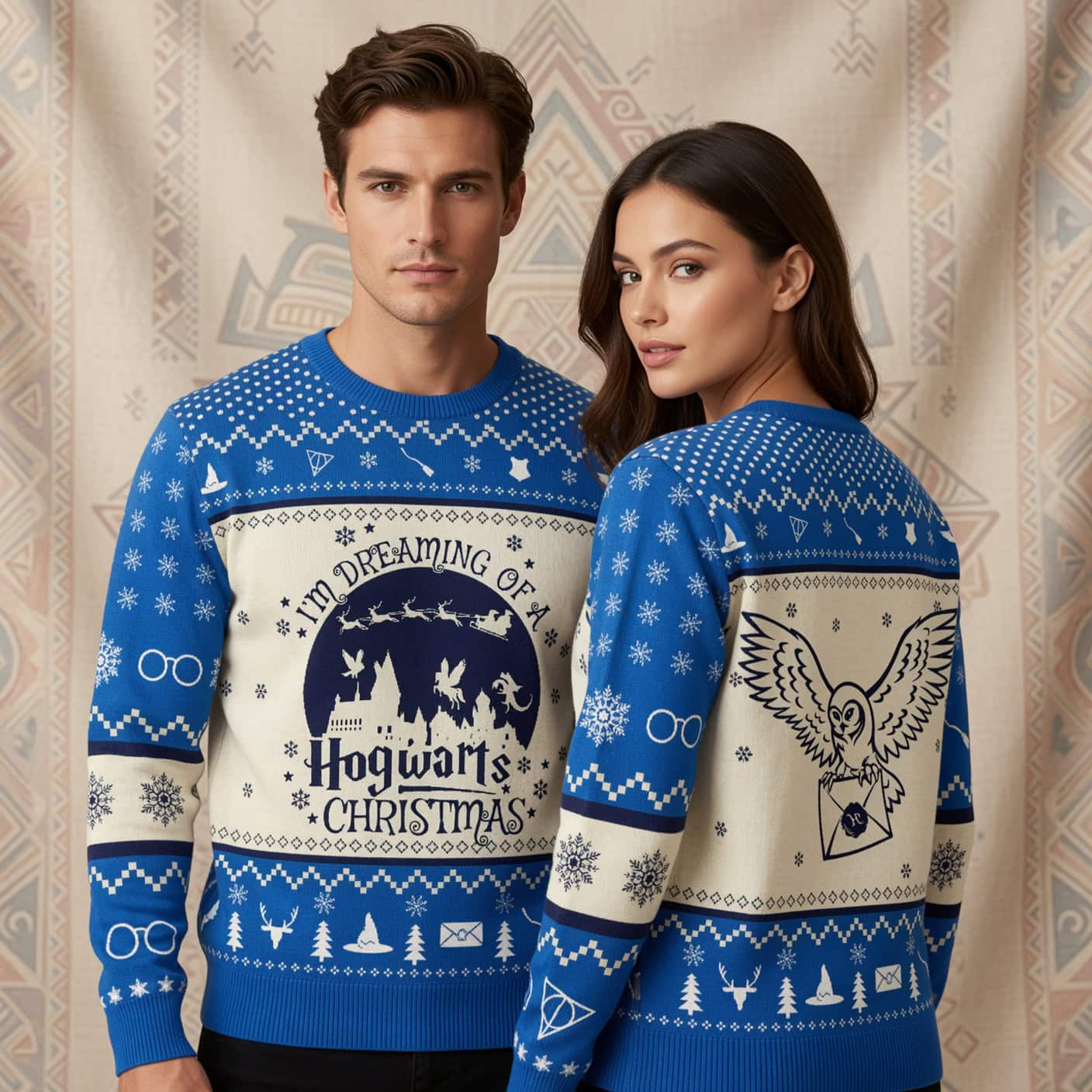 Dreaming Of Hogwarts Christmas Sweater, Magic School Wizard Fan Top