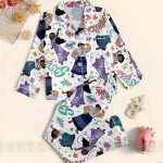 Encanto Unisex Satin Pajamas Set, Spooky Season Pajamas , Long Sleeve And Short Styles