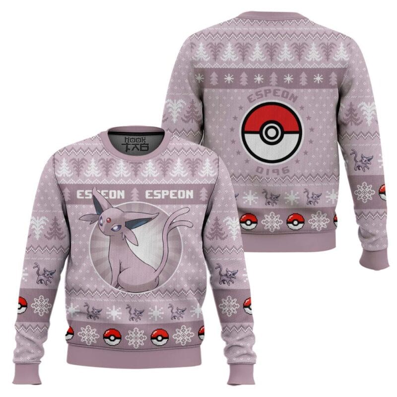 Espeon Purple PKM Christmas Sweater for Fans