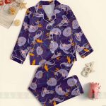 Figment Dragon Unisex Satin Pajamas Set, One Little Spark Pajamas, Long Sleeve And Short Styles - Image 3