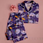 Figment Dragon Unisex Satin Pajamas Set, One Little Spark Pajamas, Long Sleeve And Short Styles - Image 4