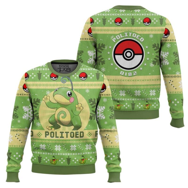 Green Politoed PKM Ugly Sweater