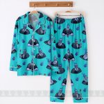 Hades Hercules Unisex Satin Pajamas Set, Spooky Season Pajamas , Long Sleeve And Short Styles - Image 5