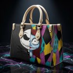 Halloween Jack Skellington And Sally Leather Handbag, The Nightmare Before Christmas Gift