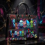 Horror Friends Purse Handbag Set - Women Leather Bag - Gothic Bags - Leather Bags Shoulder