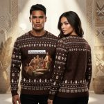 Jesus The Truth Shall Make Make You Free Ugly Christmas SweaterJesus The Truth Shall Make Make You Free Ugly Christmas Sweater