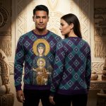 Maria And Jesus In Eastern Orthodox Ugly Christmas Sweater