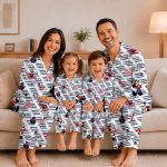 Matching Mickey Minnie Cruise PJs, Nautical DN Vacation Sleepwear, DN Cruise Line Family Pajamas