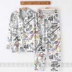 Matching Mickey Minnie Donald Family Pajamas, DN Sketch Family Pajamas, Family DN Trip PJs - Image 8