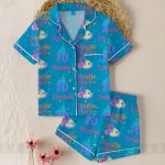 Mickey Magic Key 70th Unisex Satin Pajamas Set, Spooky Season Pajamas , Long Sleeve And Short Styles