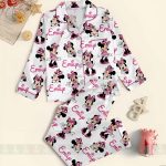 Minnie Mouse Satin Pajamas for Kids, Personalized DN Sleepwear, Custom Name Pajama Gift - Image 3