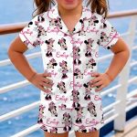Minnie Mouse Satin Pajamas for Kids, Personalized DN Sleepwear, Custom Name Pajama Gift - Image 4