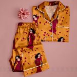 Mother Gothel Unisex Satin Pajamas Set, Spooky Season Pajamas , Long Sleeve And Short Styles - Image 3